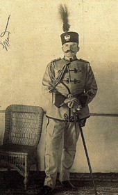 MSG019: Durrës: Essad Pasha Toptani (1863-1920) in uniform, March 1914 (Marquis di San Giuliano Photo Collection).