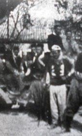 B006: “Farewell to the Montenegrins of Podgorica” (Photo: Alexandre Baschmakoff, September 1908).