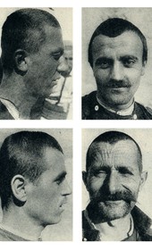 Standard Dinaric Mountain Gheg faces, 4 (Photo: Carleton Coon 1929).