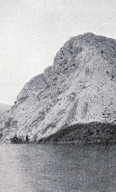 AD109: "The fortress of Dagno, now Deja, on the Drin River" (Photo: Alexandre Degrand, 1890s).