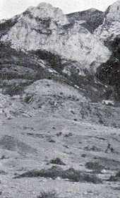 AD256: "Mountain of the Graves" near Koman (?) (Photo: Alexandre Degrand, 1890s).