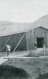 Grothe1912.114: Ammunition storage on the plain of Bar in Montenegro (Photo: Hugo Grothe, 1912).