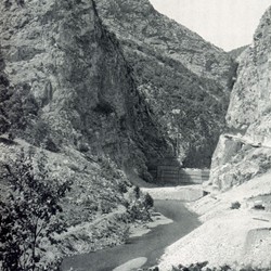 HH017 | Dam in northern Albania (Photo: Harry Hamm 1961).