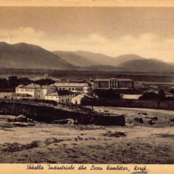 EJQ031: The industrial school and national lycée (secondary school) in Korça, Albania.