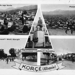 EJQ040: Various views of Korça, Albania.