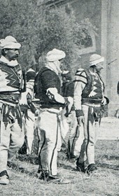 Jäckh068: Kosovo Albanian fighters (Photo: Ernst Jäckh, 1911).