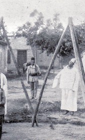 Jäckh191: "Hanged in Dibra by a military court" (Photo: Ernst Jäckh, ca. 1910).