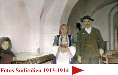 Fotos Süditalien 1913-1914