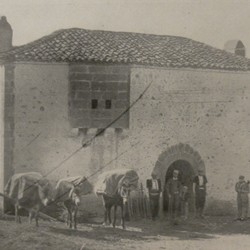FMG041: A ‘kulla’ (fortified house) at Bejn in the Mat region of Albania (photo: Friedrich Markgraf, 1924-1928).