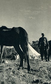GM012: Nomads near Shkodra (Photo: Giuseppe Massani, 1940).