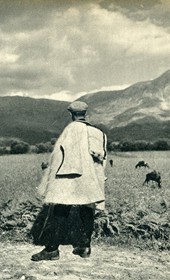 GM110: A shepherd near Gjirokastra (Photo: Giuseppe Massani, 1940).