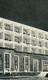 GM142: Sketch for Hotel Dajti, which was constructed and used as such until the 1990s (Photo: Giuseppe Massani, 1940).