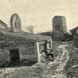 CP151: Courtyard of the Orthodox Monastery of Pojan (Apollonia), Albania (photo: Carl Patsch, 24 May 1900).
