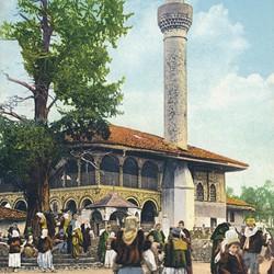 The Sulejman Pasha Mosque in Tirana, ca. 1917 