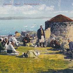 The city walls of Durrës, ca. 1918