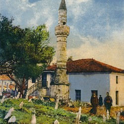 The Varosh Mosque in Durrës, ca. 1918 