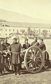 Josef Székely VUES IV 41090
Manastir: türkische Militär: Generalität der Besatzung von Monastir. Oktober 1863